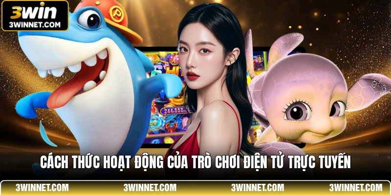 Cách thức hoạt động của trò chơi điện tử trực tuyến